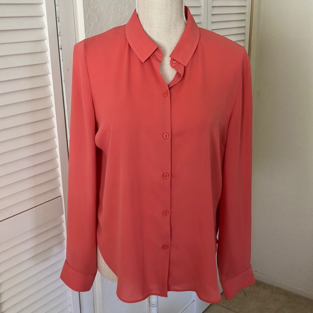 Metaphor‎ Coral Button-Down Shirt